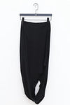 Un Morceau Cotton Knit Draped Skirt UM231XZ32 Black